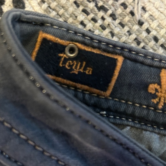 Rock Revival Dark Blue Skinny Jeans - Picture 4 of 5